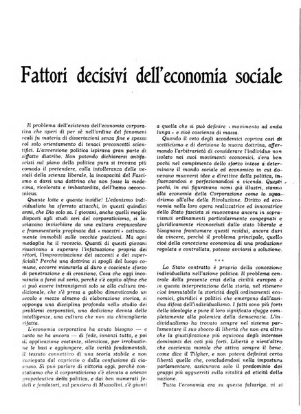 La stirpe rivista delle corporazioni fasciste