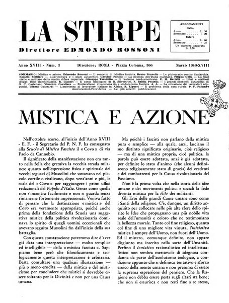 La stirpe rivista delle corporazioni fasciste