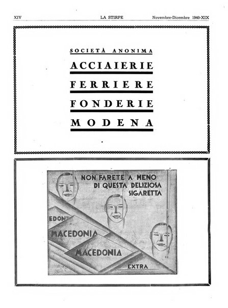 La stirpe rivista delle corporazioni fasciste