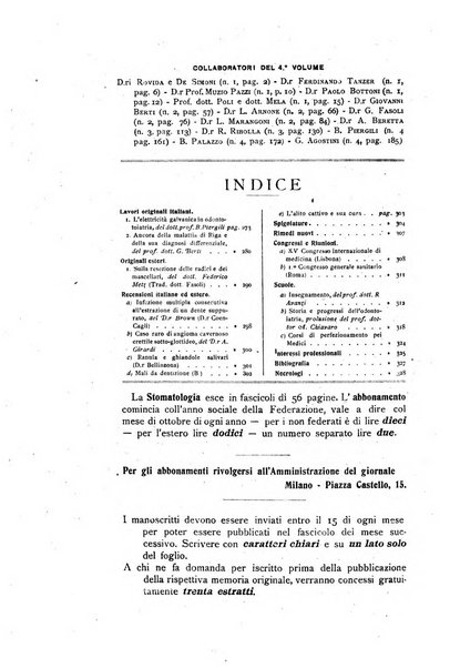 La stomatologia periodico mensile