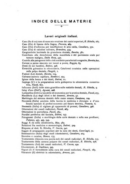 La stomatologia periodico mensile