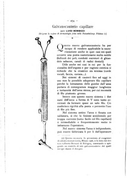 La stomatologia periodico mensile