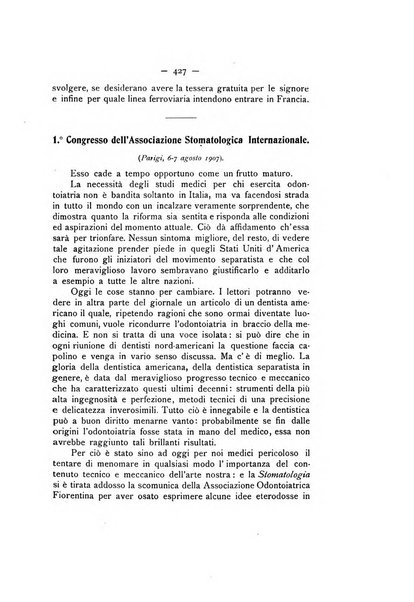 La stomatologia periodico mensile