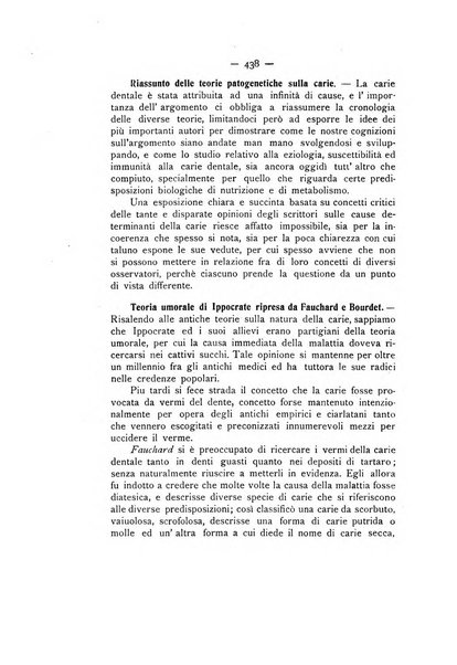 La stomatologia periodico mensile