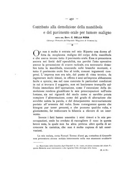 La stomatologia periodico mensile