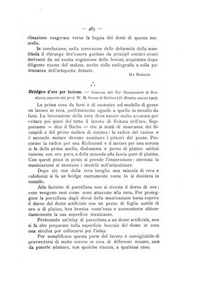 La stomatologia periodico mensile