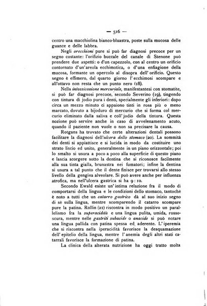 La stomatologia periodico mensile