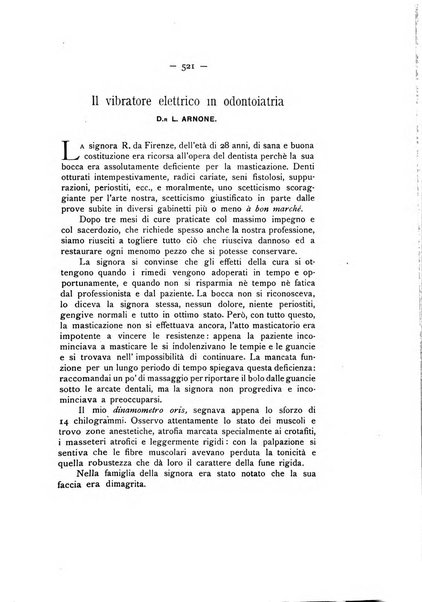 La stomatologia periodico mensile