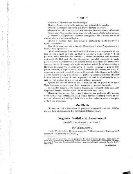 La stomatologia periodico mensile