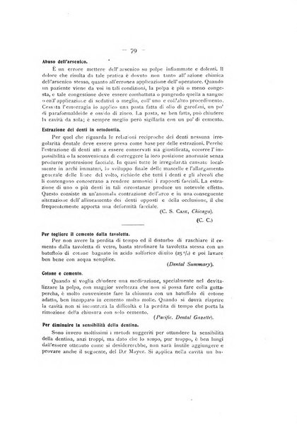 La stomatologia periodico mensile