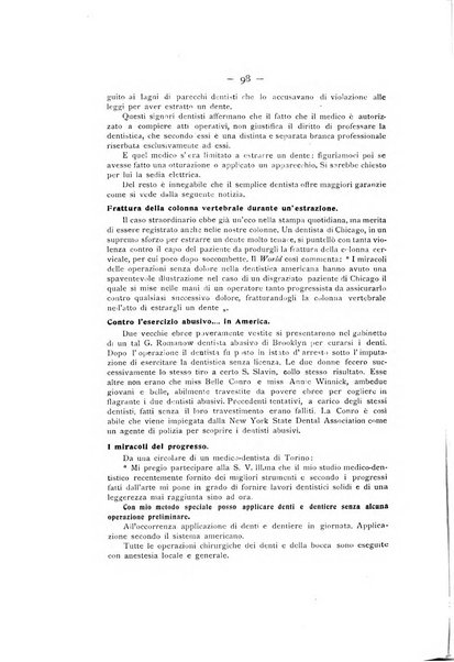 La stomatologia periodico mensile