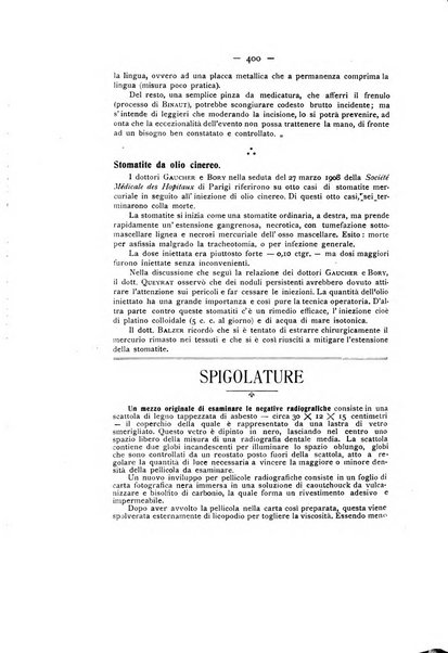 La stomatologia periodico mensile