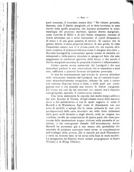 La stomatologia periodico mensile