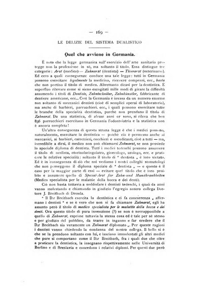 La stomatologia periodico mensile