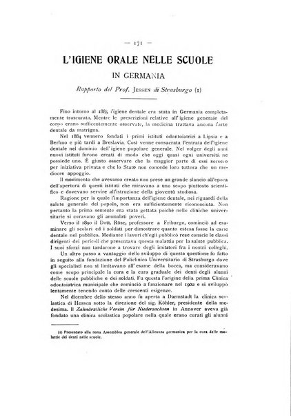 La stomatologia periodico mensile