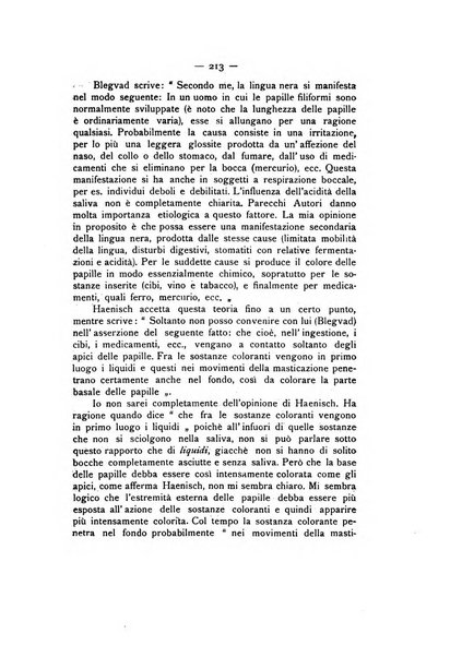 La stomatologia periodico mensile