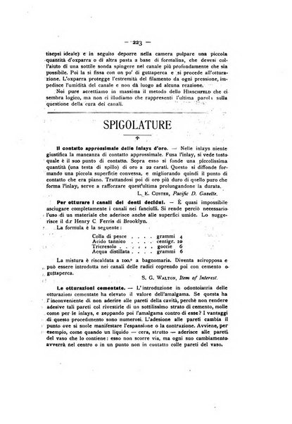 La stomatologia periodico mensile