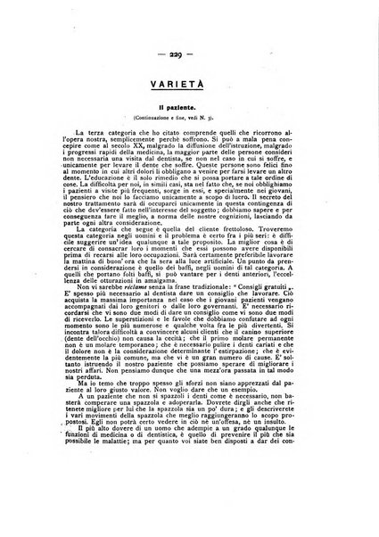 La stomatologia periodico mensile