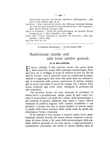 La stomatologia periodico mensile