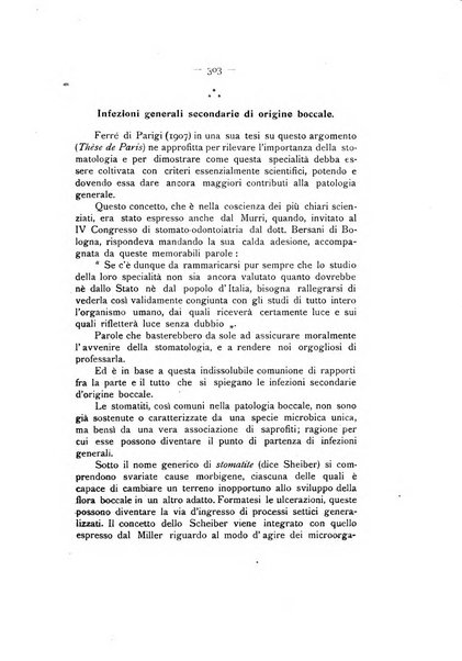 La stomatologia periodico mensile