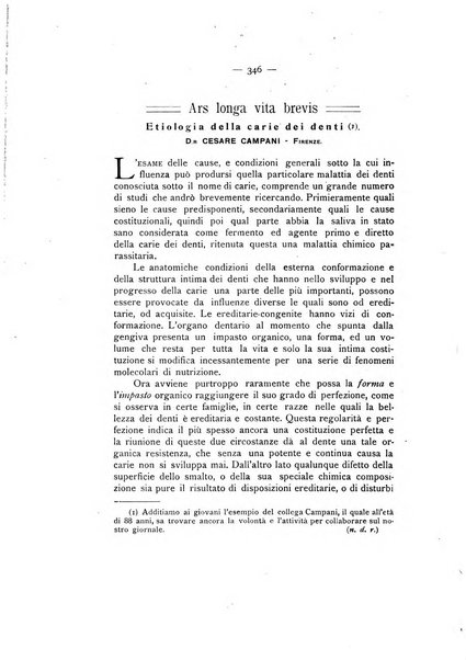 La stomatologia periodico mensile