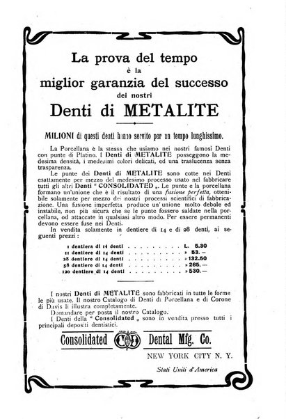 La stomatologia periodico mensile