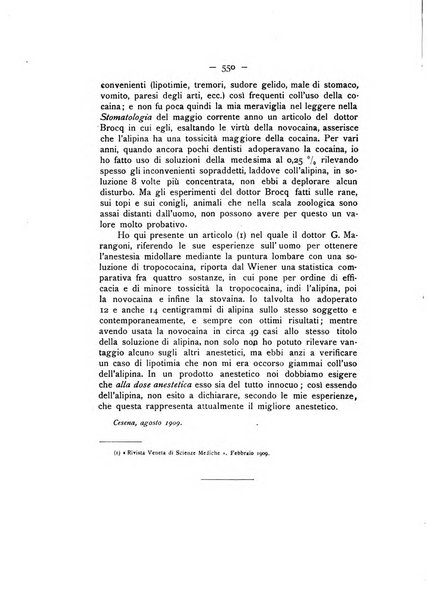 La stomatologia periodico mensile