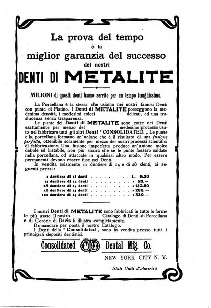 La stomatologia periodico mensile