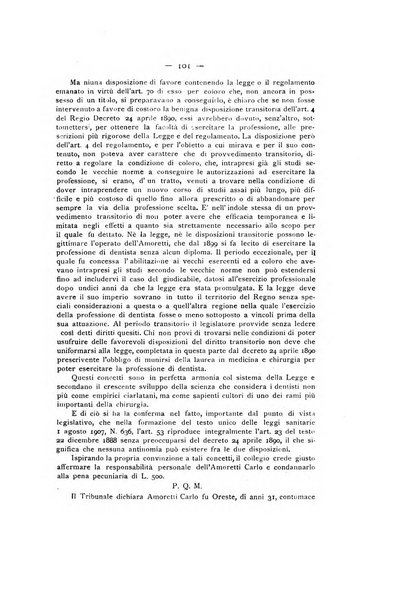 La stomatologia periodico mensile