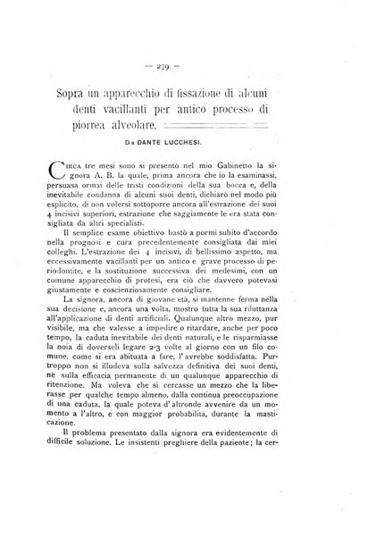 La stomatologia periodico mensile