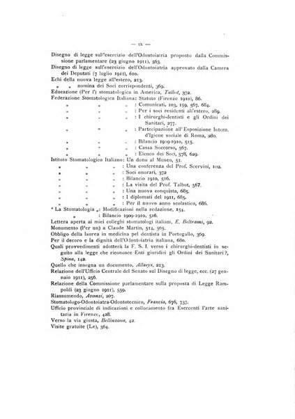 La stomatologia periodico mensile