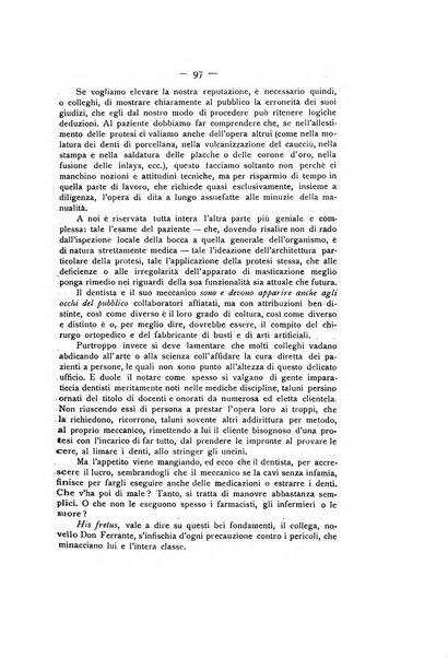 La stomatologia periodico mensile