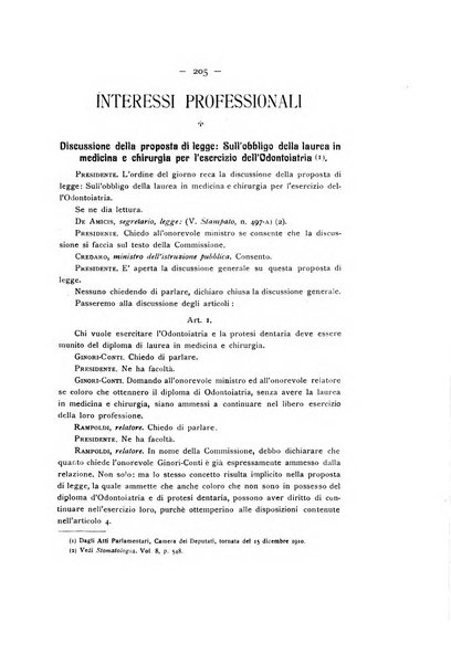 La stomatologia periodico mensile