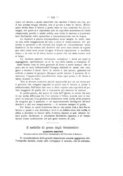 La stomatologia periodico mensile