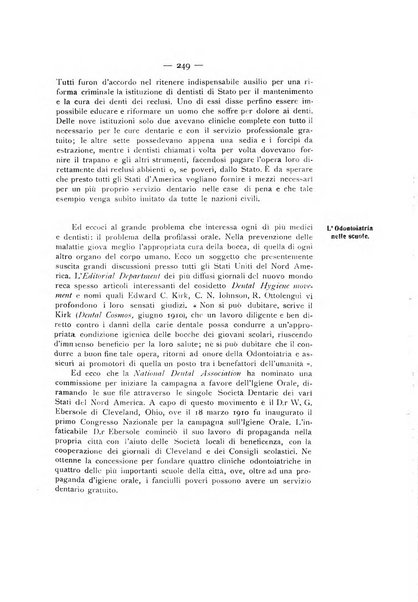 La stomatologia periodico mensile