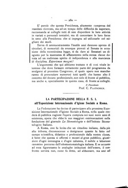 La stomatologia periodico mensile