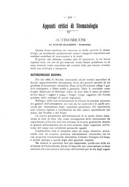 La stomatologia periodico mensile