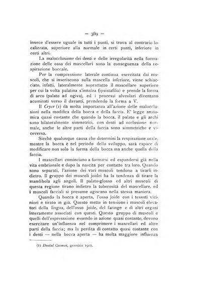 La stomatologia periodico mensile