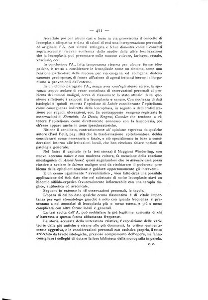 La stomatologia periodico mensile