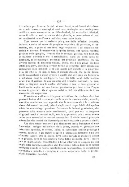 La stomatologia periodico mensile