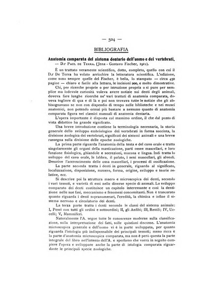 La stomatologia periodico mensile