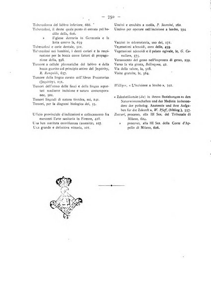 La stomatologia periodico mensile