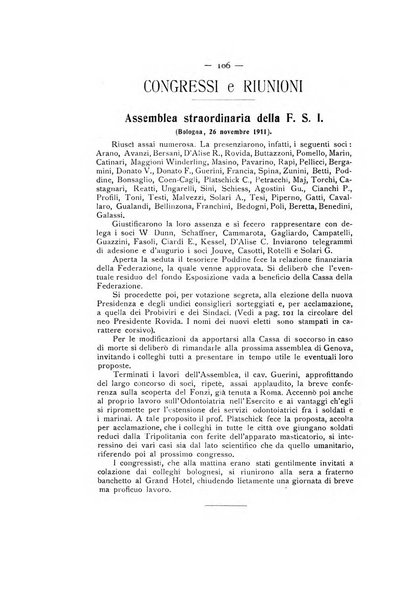 La stomatologia periodico mensile