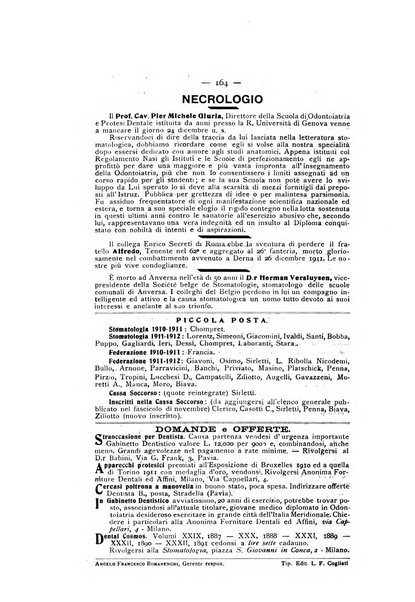 La stomatologia periodico mensile