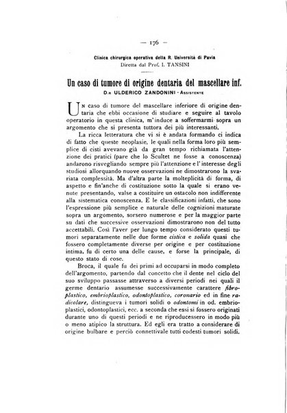 La stomatologia periodico mensile