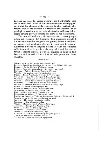 La stomatologia periodico mensile