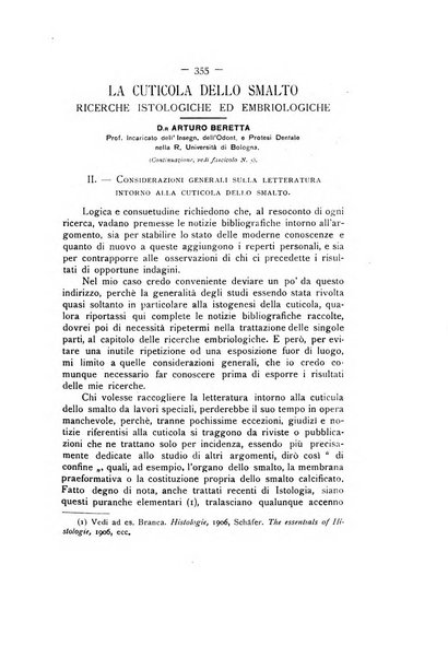 La stomatologia periodico mensile