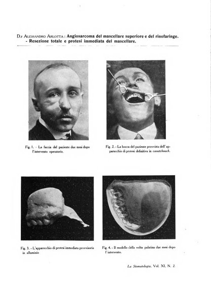 La stomatologia periodico mensile