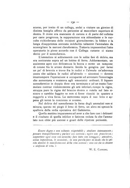 La stomatologia periodico mensile