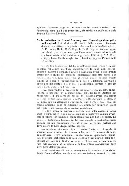 La stomatologia periodico mensile